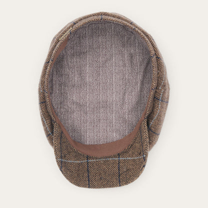 Wool Herringbone Hatteras Cap