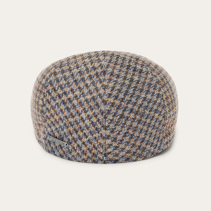 Linen/Cotton Houndstooth Driver Cap