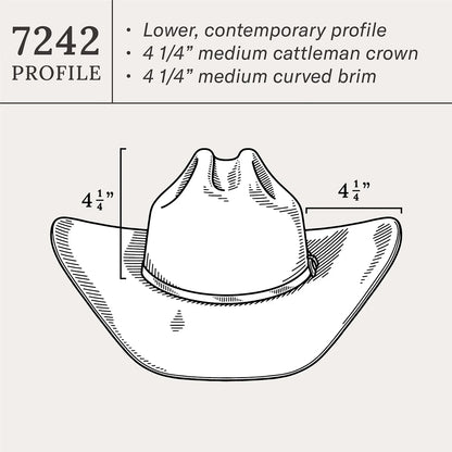 Shasta 10X Cowboy Hat 4 1/4 Brim