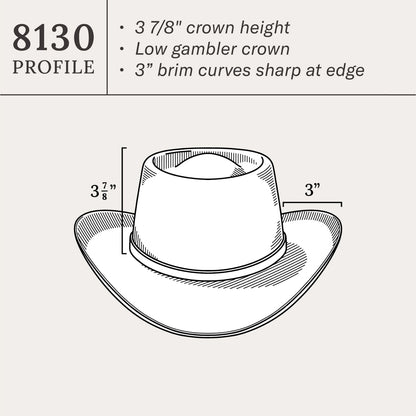 Royal Flush 10X Straw Cowboy Hat