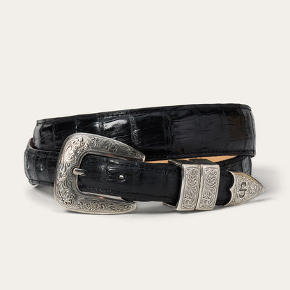 Caiman Tapered Belt Black Classic Men