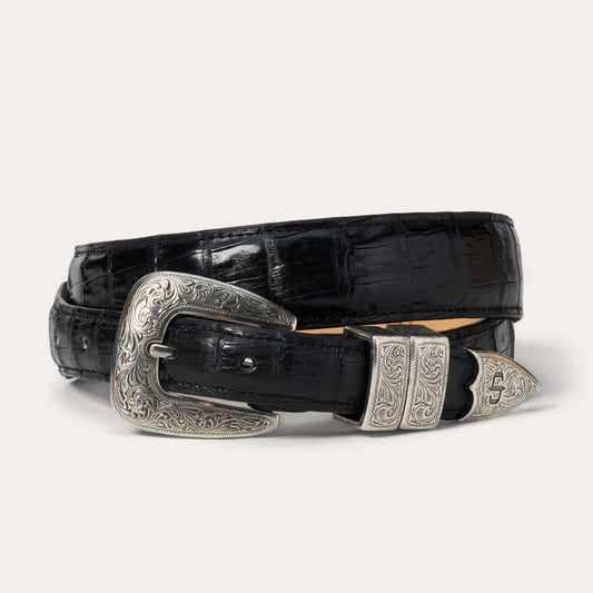 Caiman Tapered Belt Black Classic Men