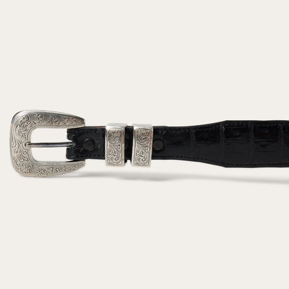 Caiman Tapered Belt Black Classic Men