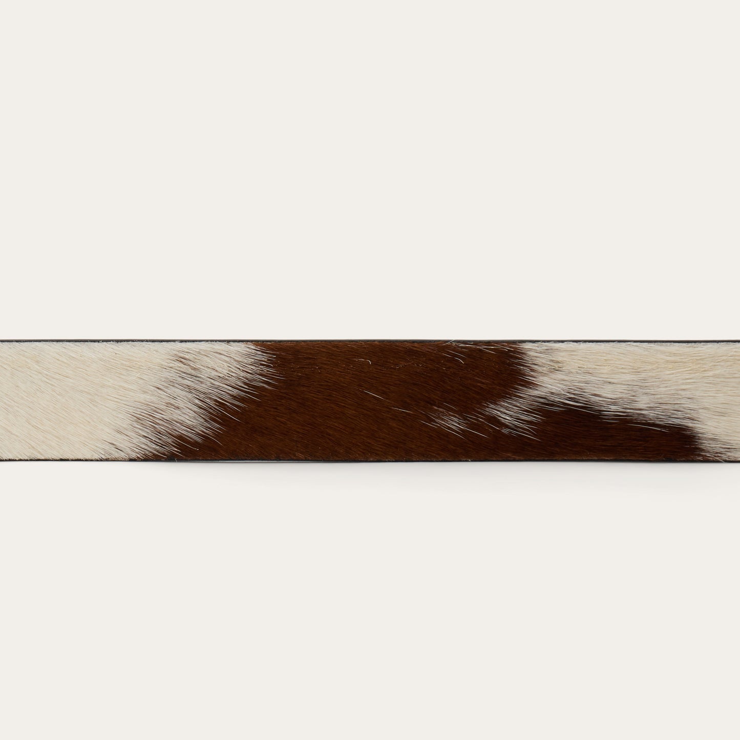 HairOnHide Southwestern Buckle Belt Brown / White Women