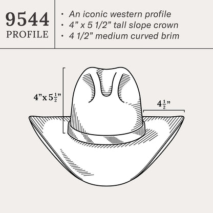 Broken Bow 10X Straw Cowboy Hat