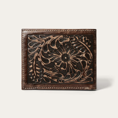 HairOnHide Concho BiFold Wallet Vintage Brown