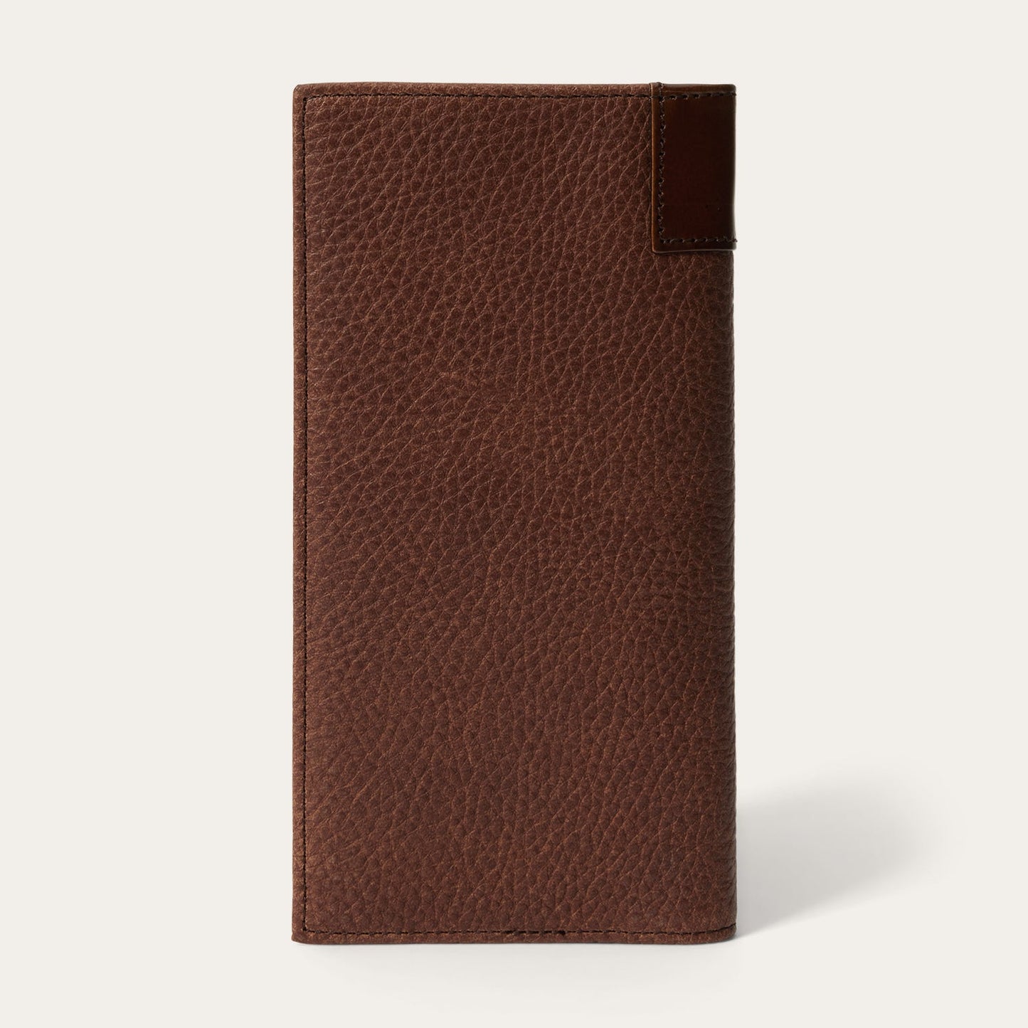 Steer Head Checkbook Brown