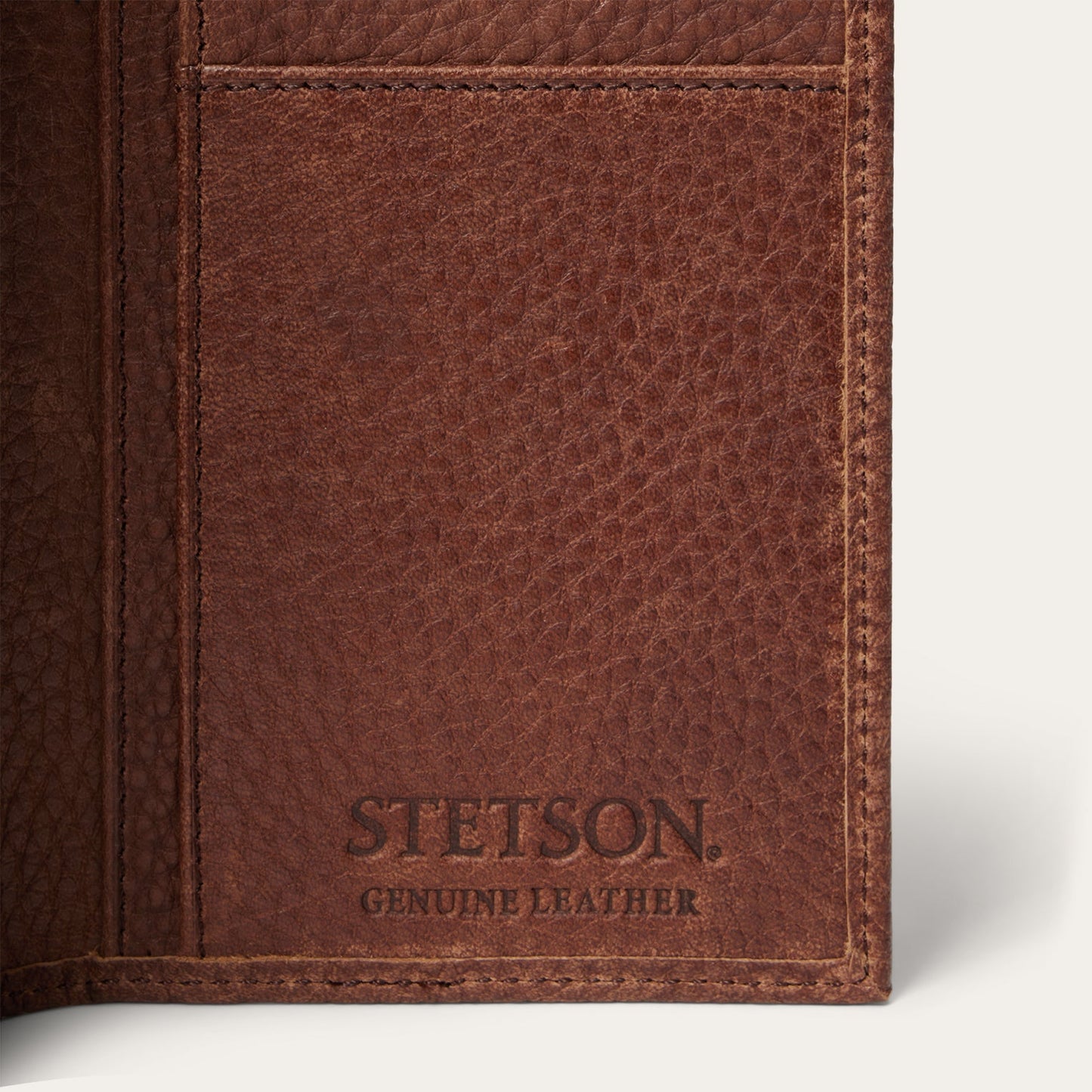 Steer Head Checkbook Brown