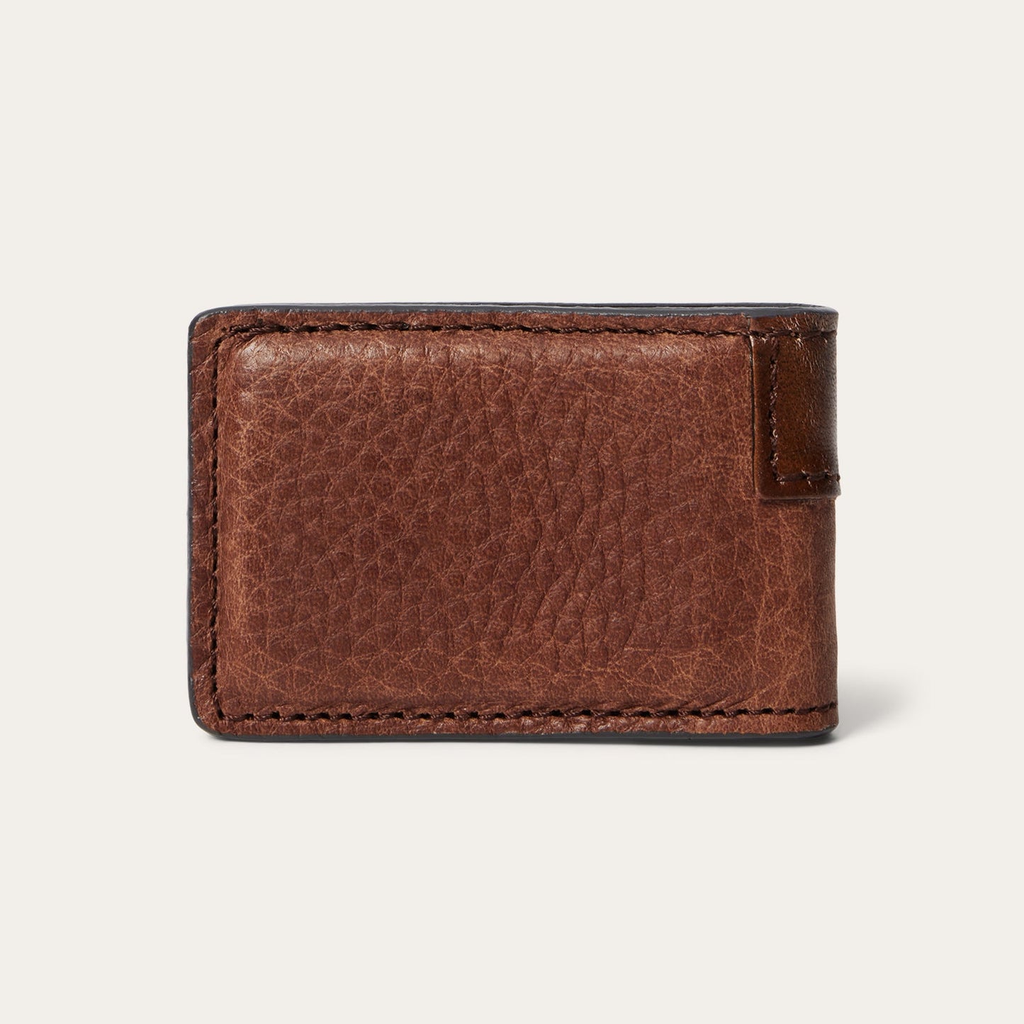 Steer Head Money Clip Brown