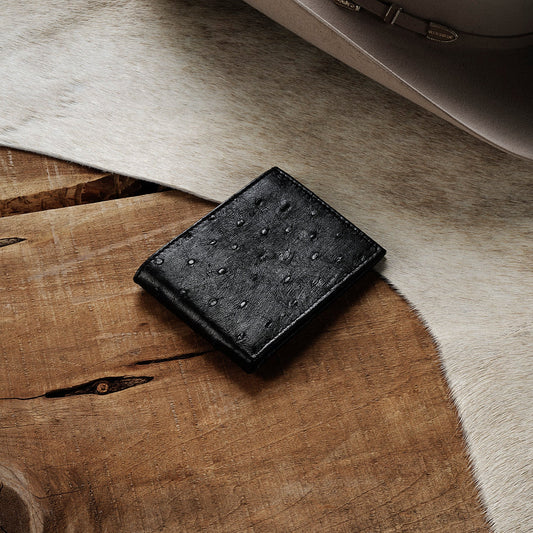 Ostrich BiFold Wallet Black Classic