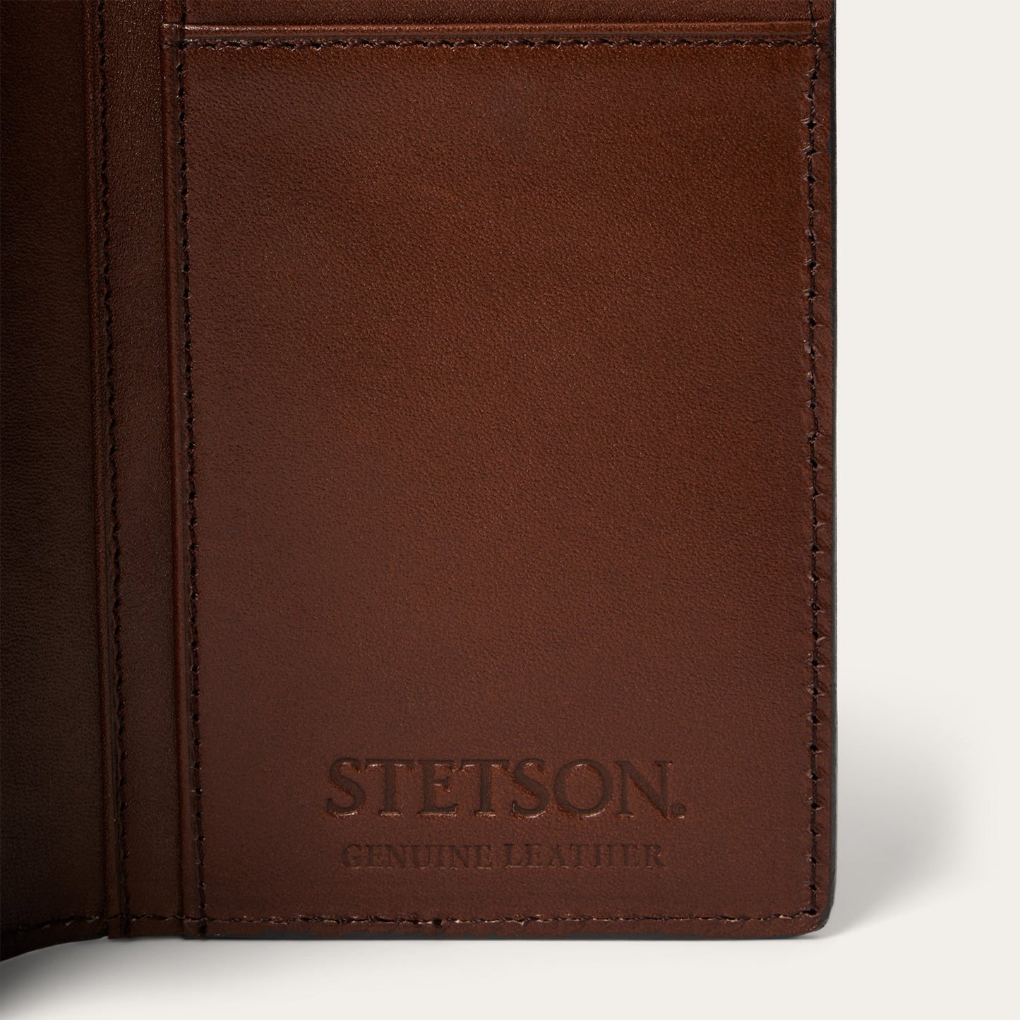 Tooled Checkbook Brown