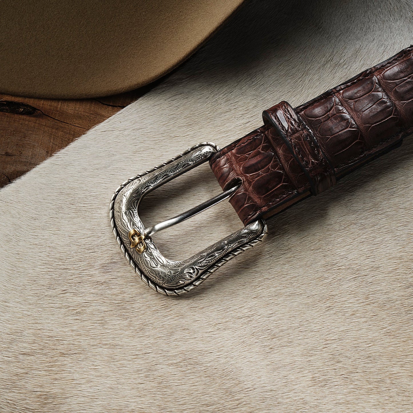 Caiman Western Tab Belt Cigar Classic Men