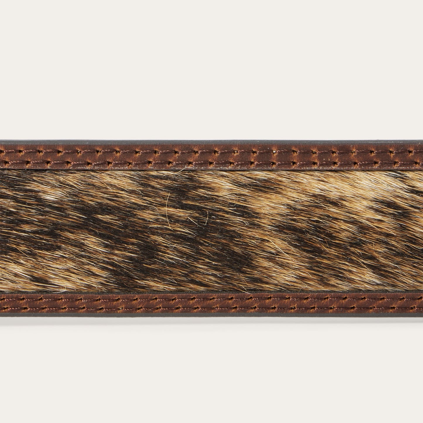 HaironHide Tooled Tab Belt Vintage/Brown Men