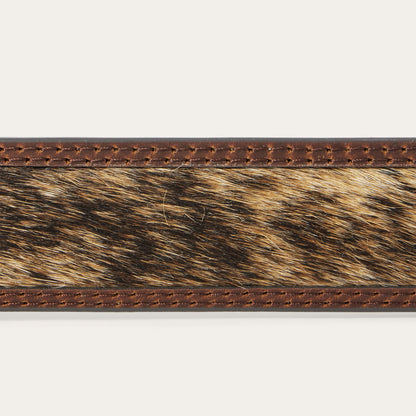 HaironHide Tooled Tab Belt Vintage/Brown Men