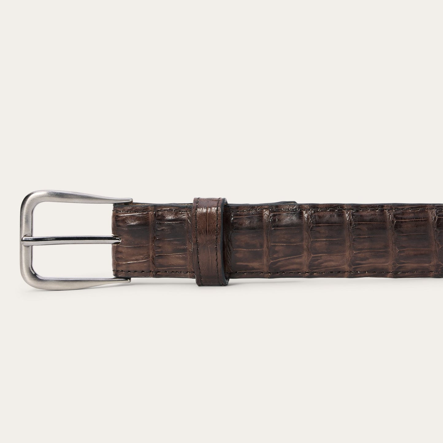 Caiman Western Tab Belt 1 1/4 Width Cigar Classic Men