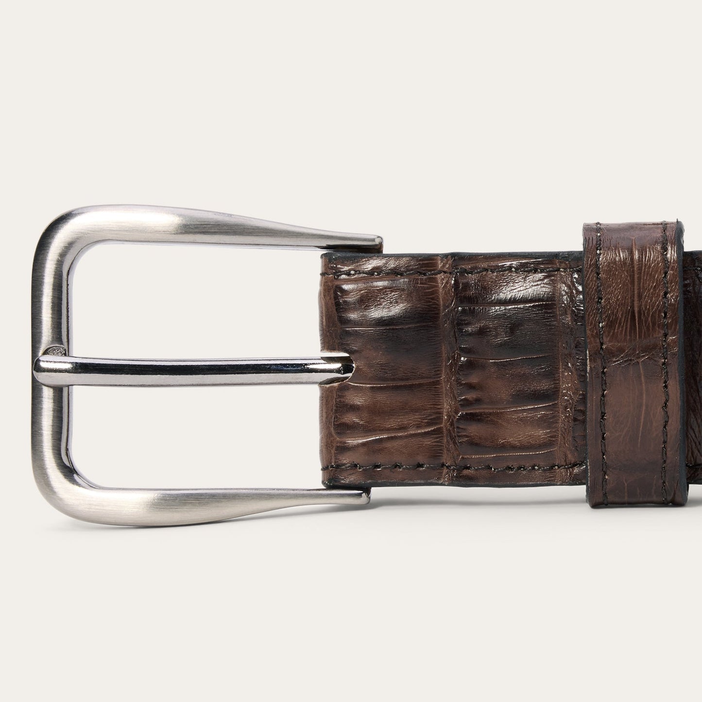 Caiman Western Tab Belt 1 1/4 Width Cigar Classic Men