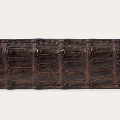 Caiman Western Tab Belt 1 1/4 Width Cigar Classic Men