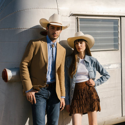 Angus 10X Straw Cowboy Hat