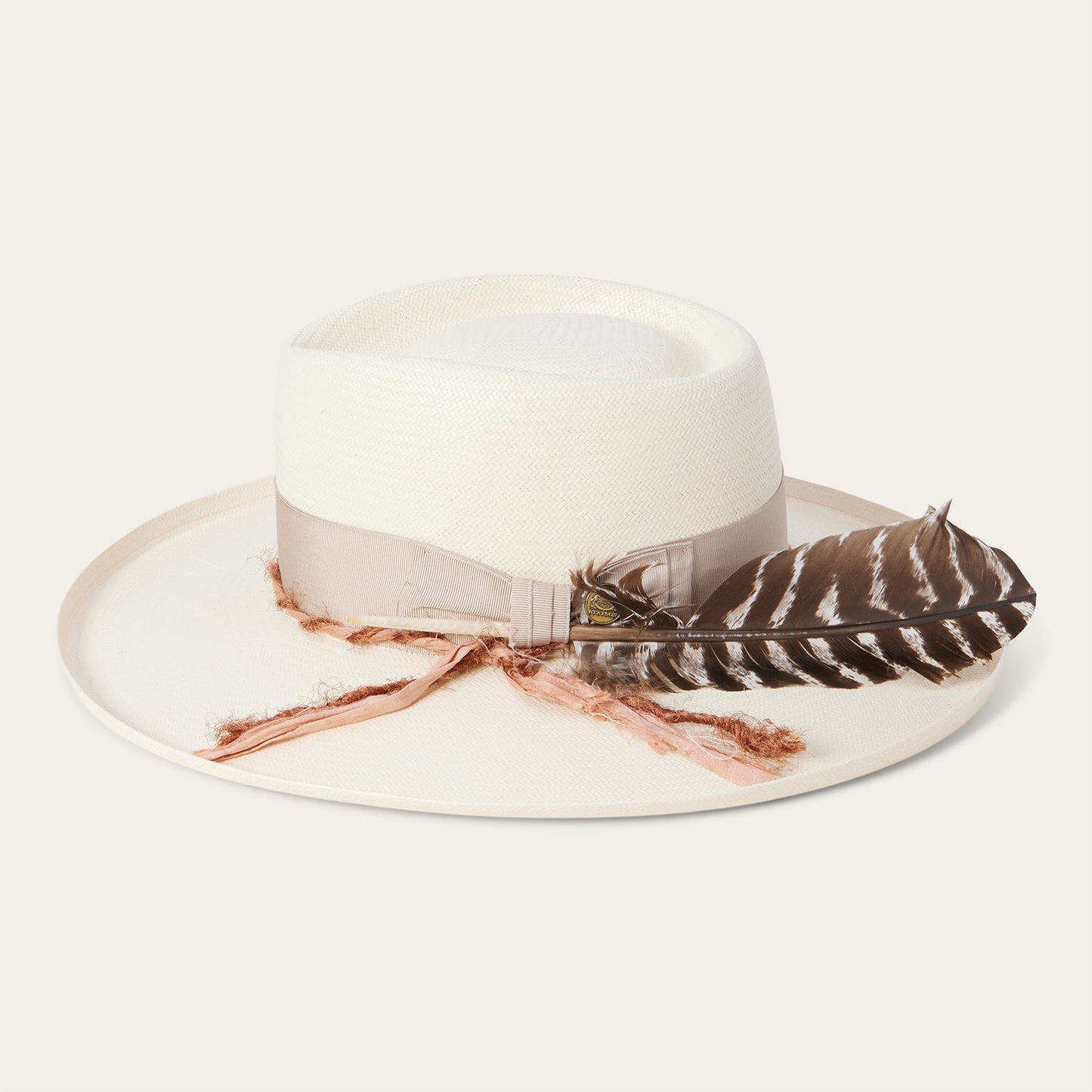 Kings Row Shantung Straw Fedora