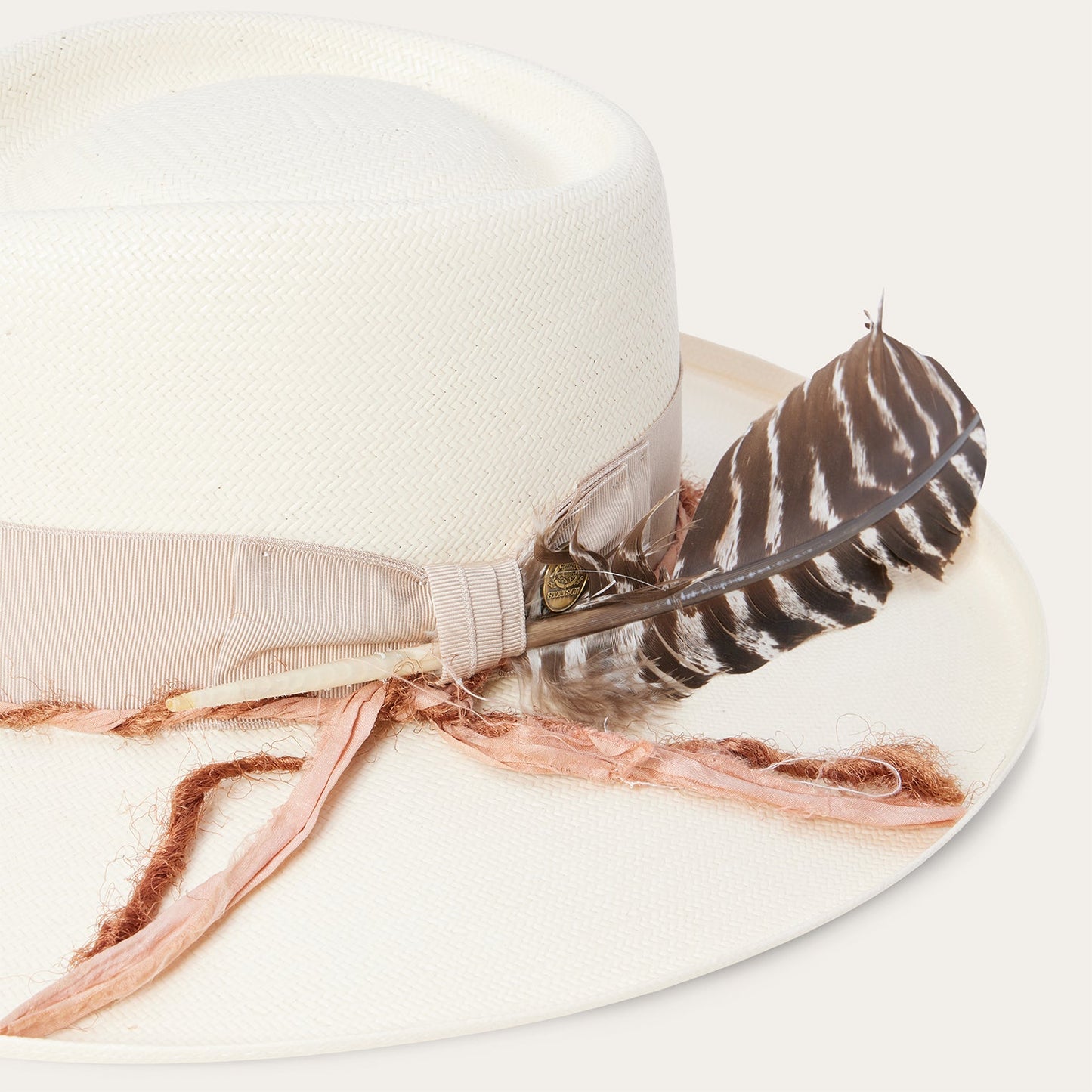 Kings Row Shantung Straw Fedora