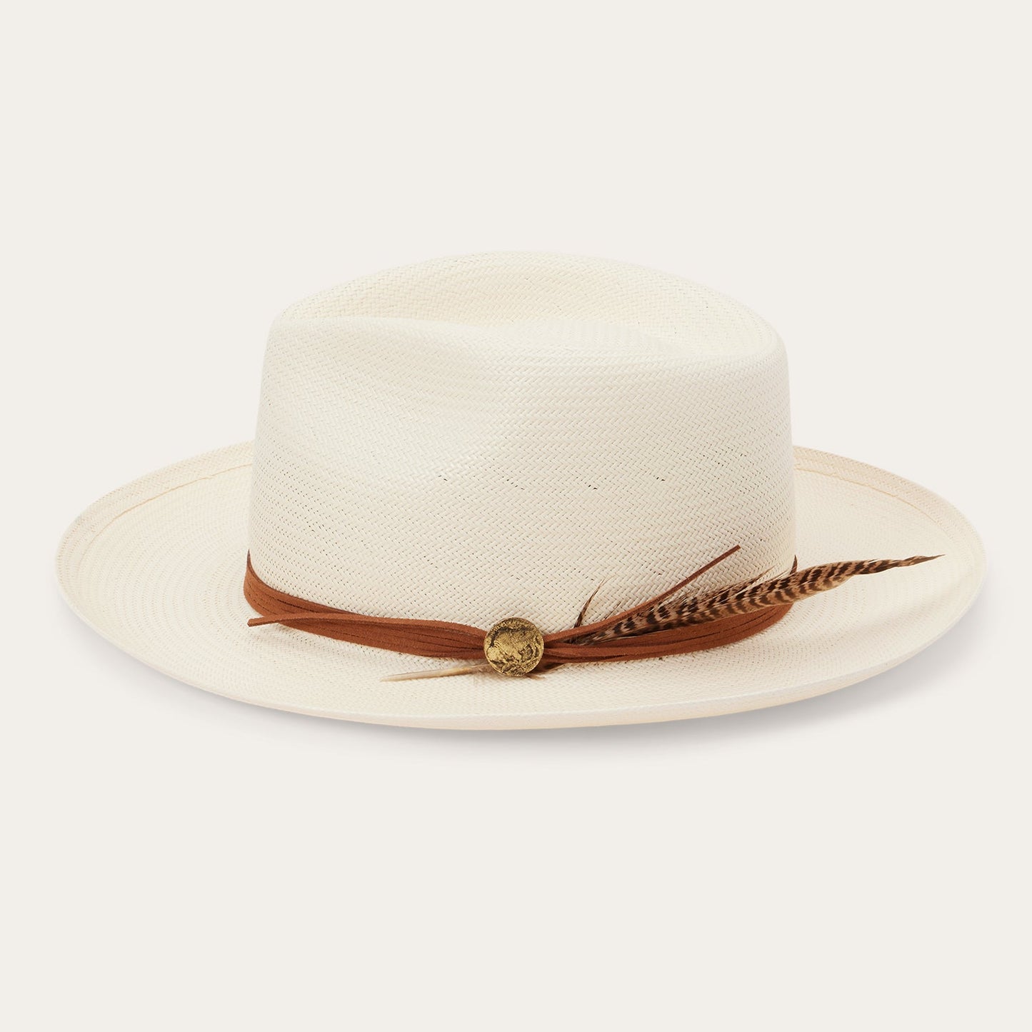 Tallahassee Shantung Straw Fedora