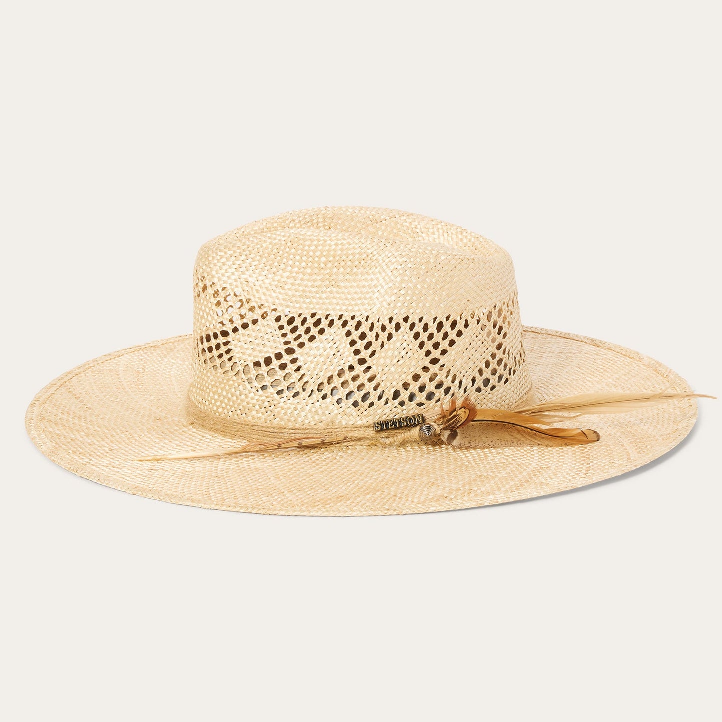 Chorus Straw Flat Brim Hat
