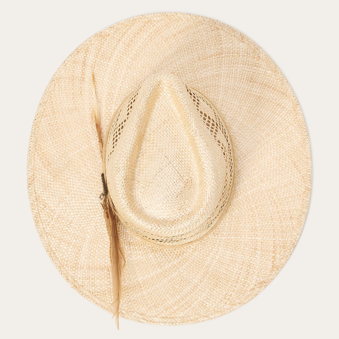 Chorus Straw Flat Brim Hat