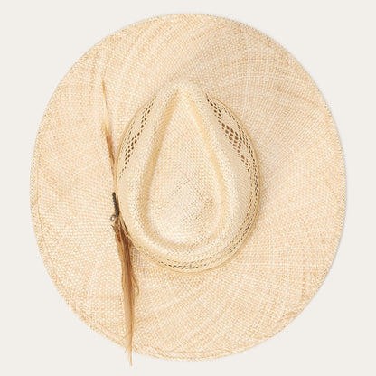 Chorus Straw Flat Brim Hat