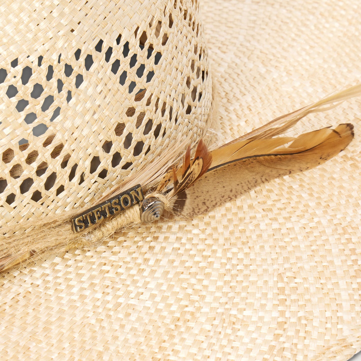 Chorus Straw Flat Brim Hat