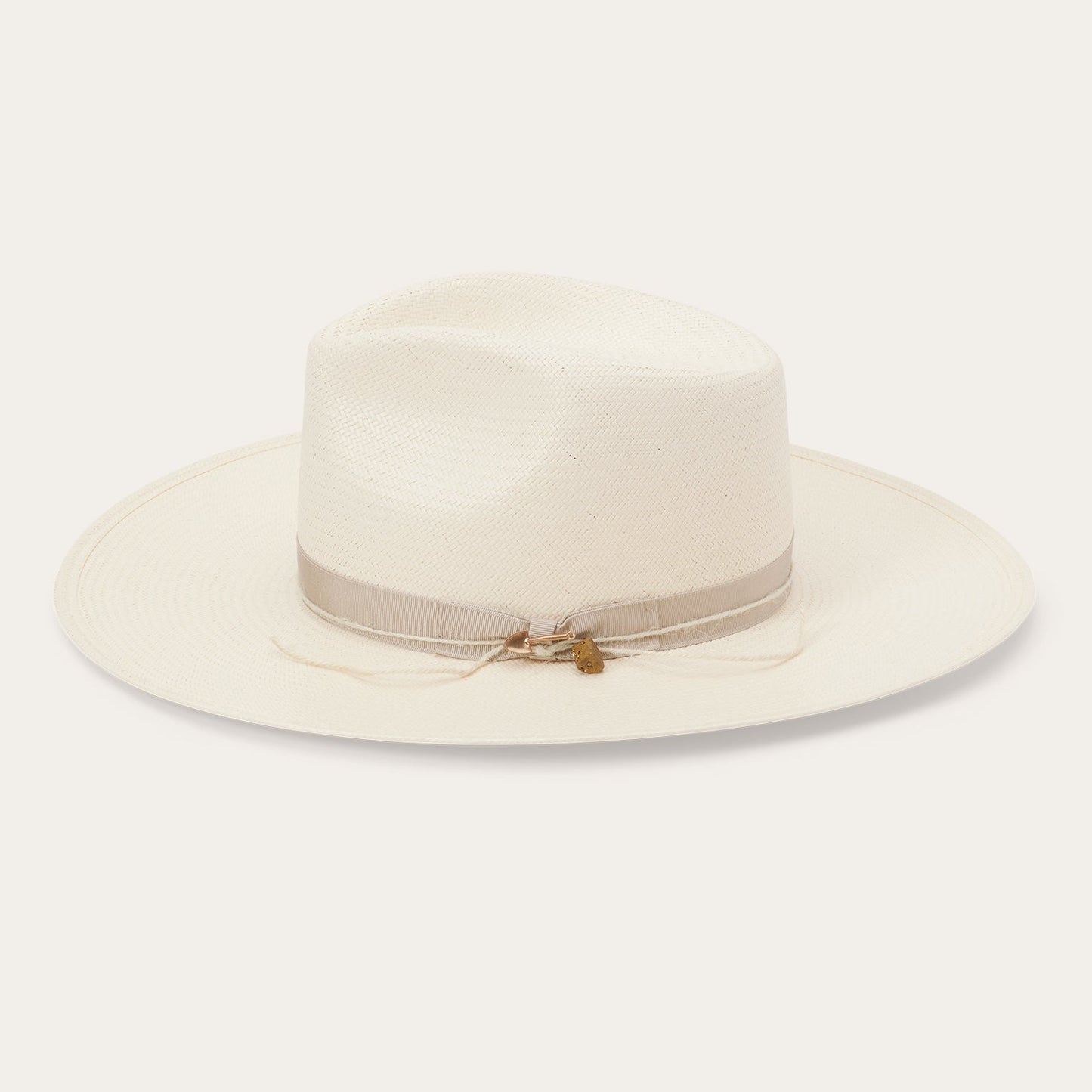 JW Marshall Straw Flat Brim Hat