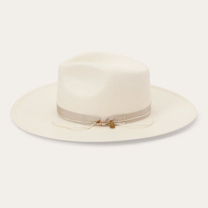 JW Marshall Straw Flat Brim Hat