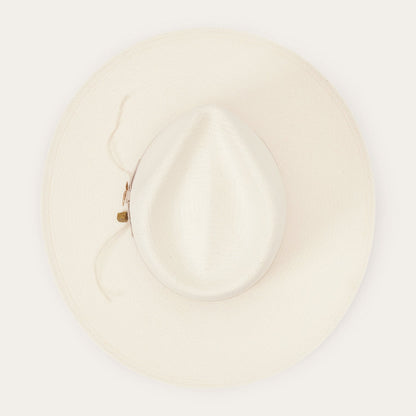 JW Marshall Straw Flat Brim Hat