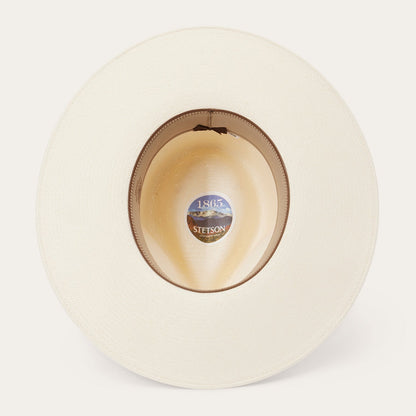 JW Marshall Straw Flat Brim Hat