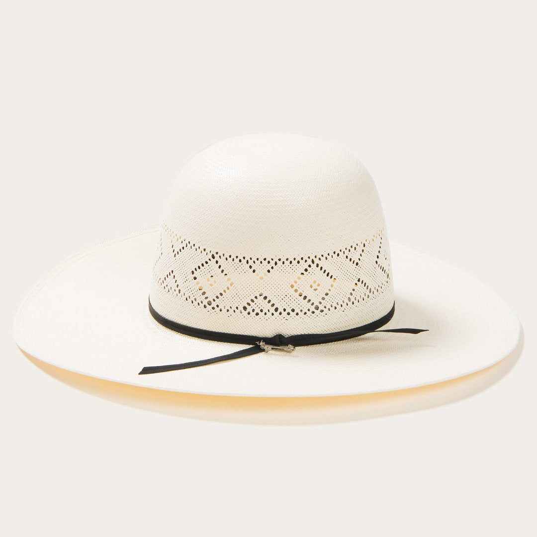 Saddleman 20X Open Crown Straw Cowboy Hat